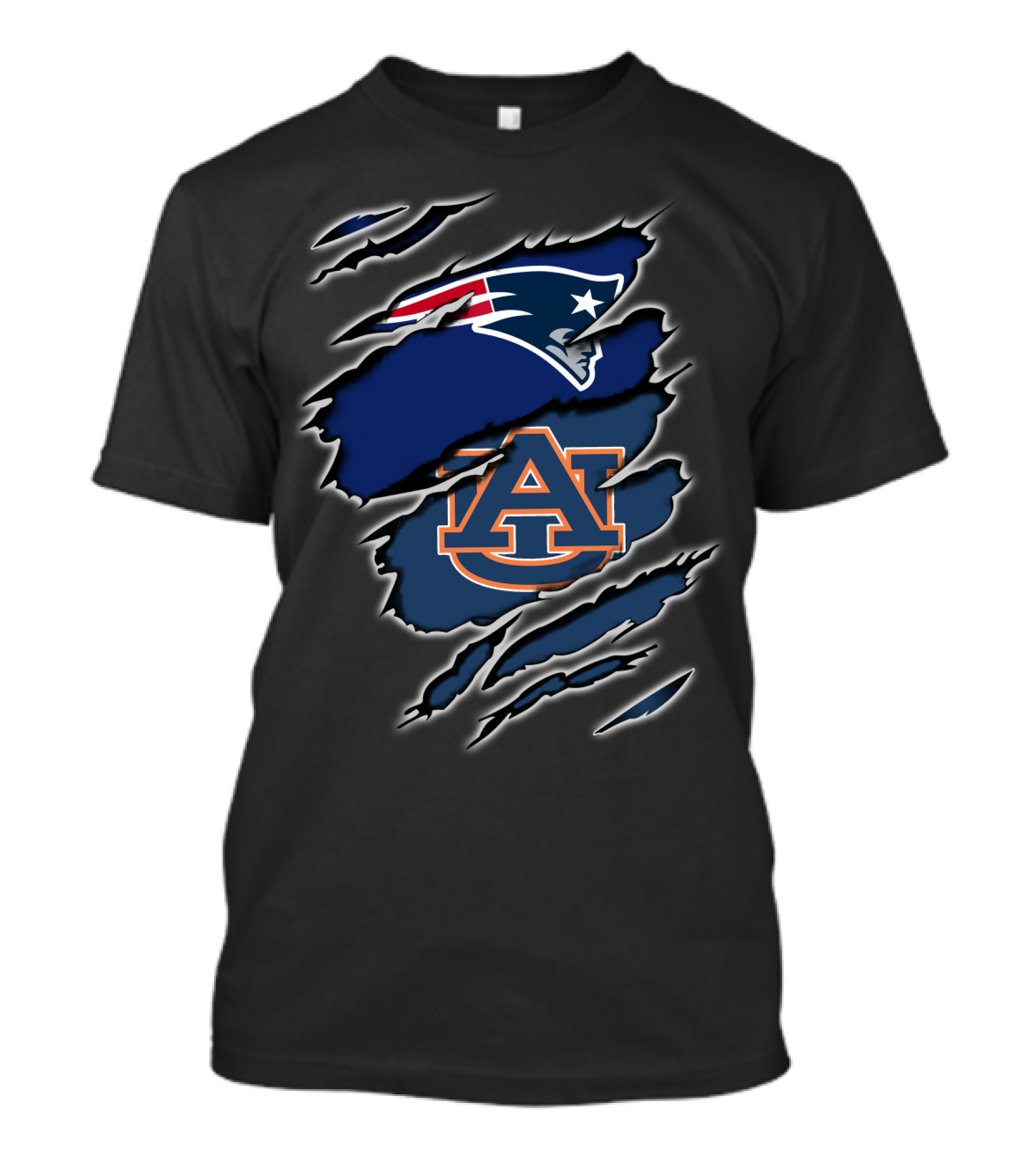 Patriots Auburn Logo Fusion T-Shirt