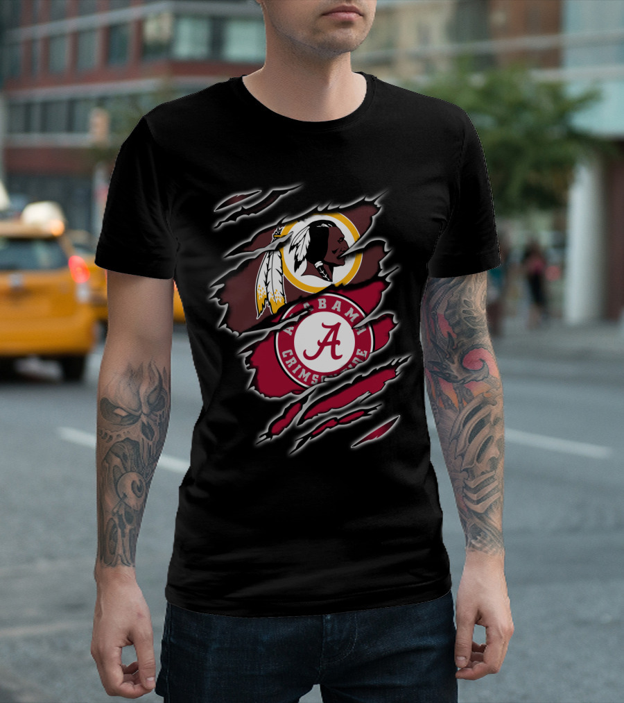 Redskins Alabama Crimson Tide Fan T-Shirt