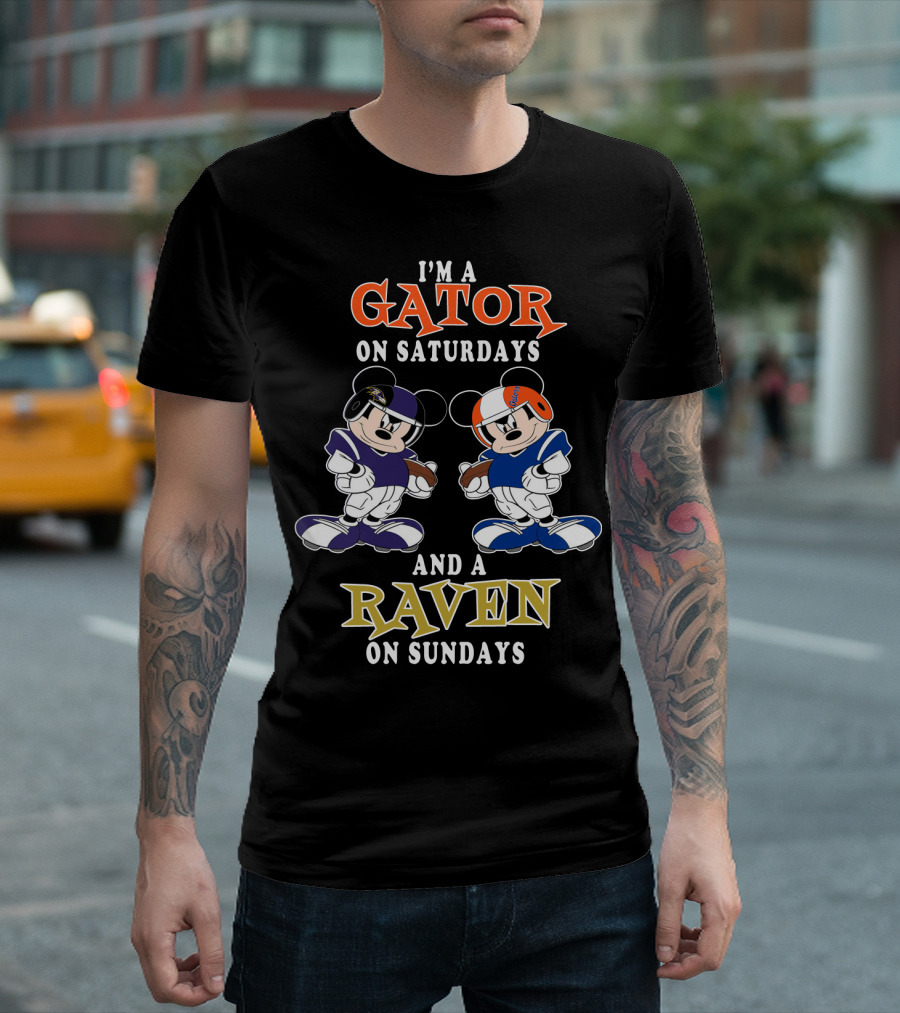 I'm a Gator on Saturdays and a Raven on Sundays T-Shirt