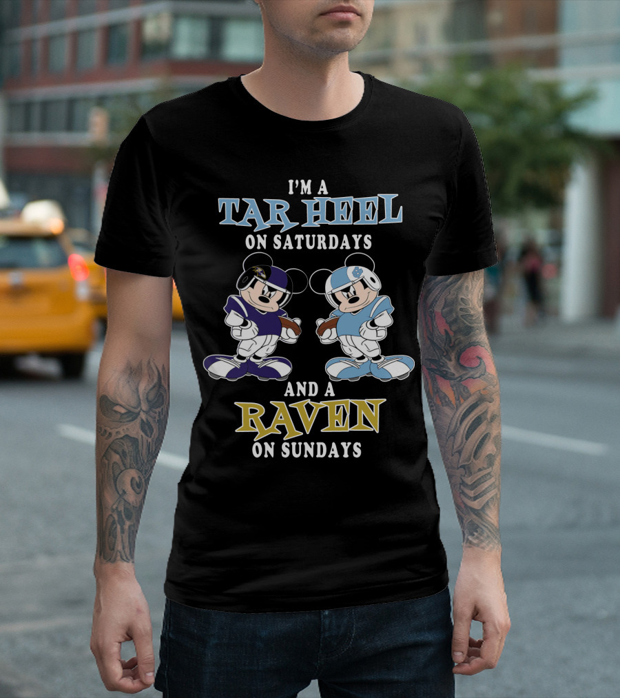 I'm a Tar Heel on Saturdays and a Raven on Sundays T-Shirt