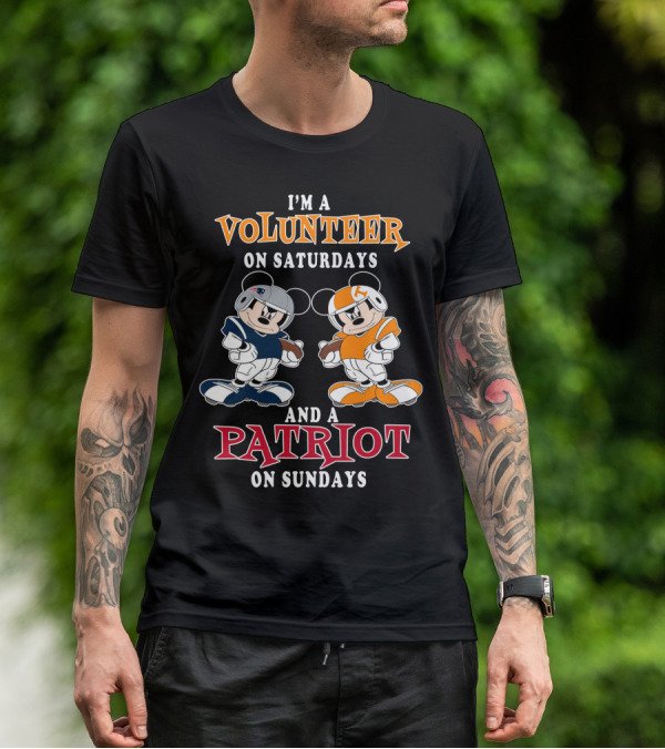 I'm A Volunteer On Saturdays And A Patriot On Sundays T-Shirt