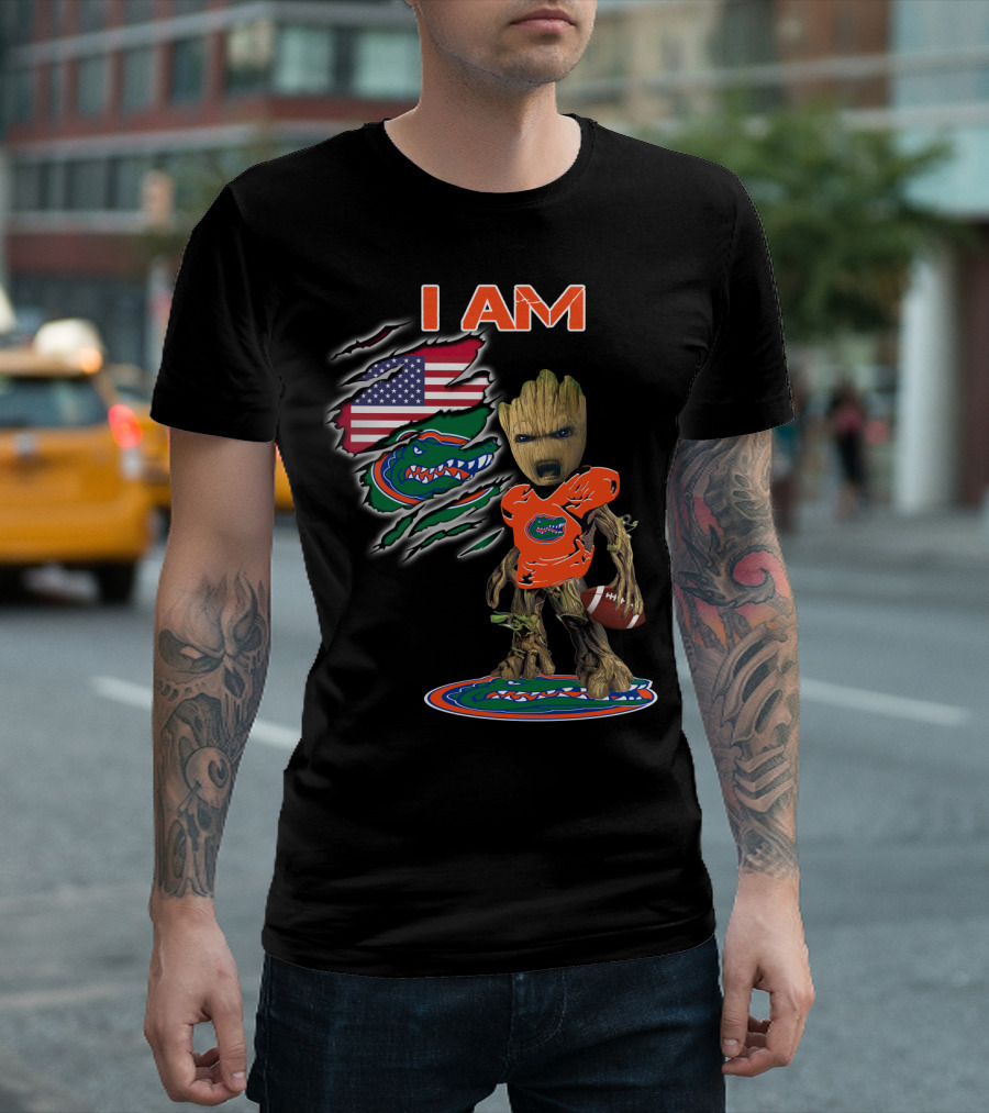 I Am Florida Gators American Football Groot Fan T-Shirt