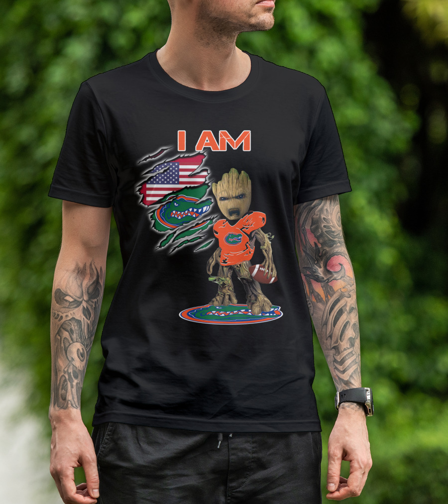 I Am Florida Gators American Football Groot Fan T-Shirt
