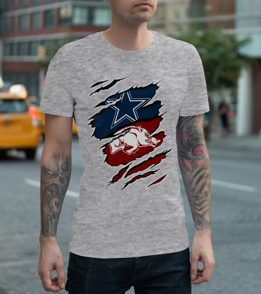 Cowboys Razorback Arkansas Team Spirit T-Shirt