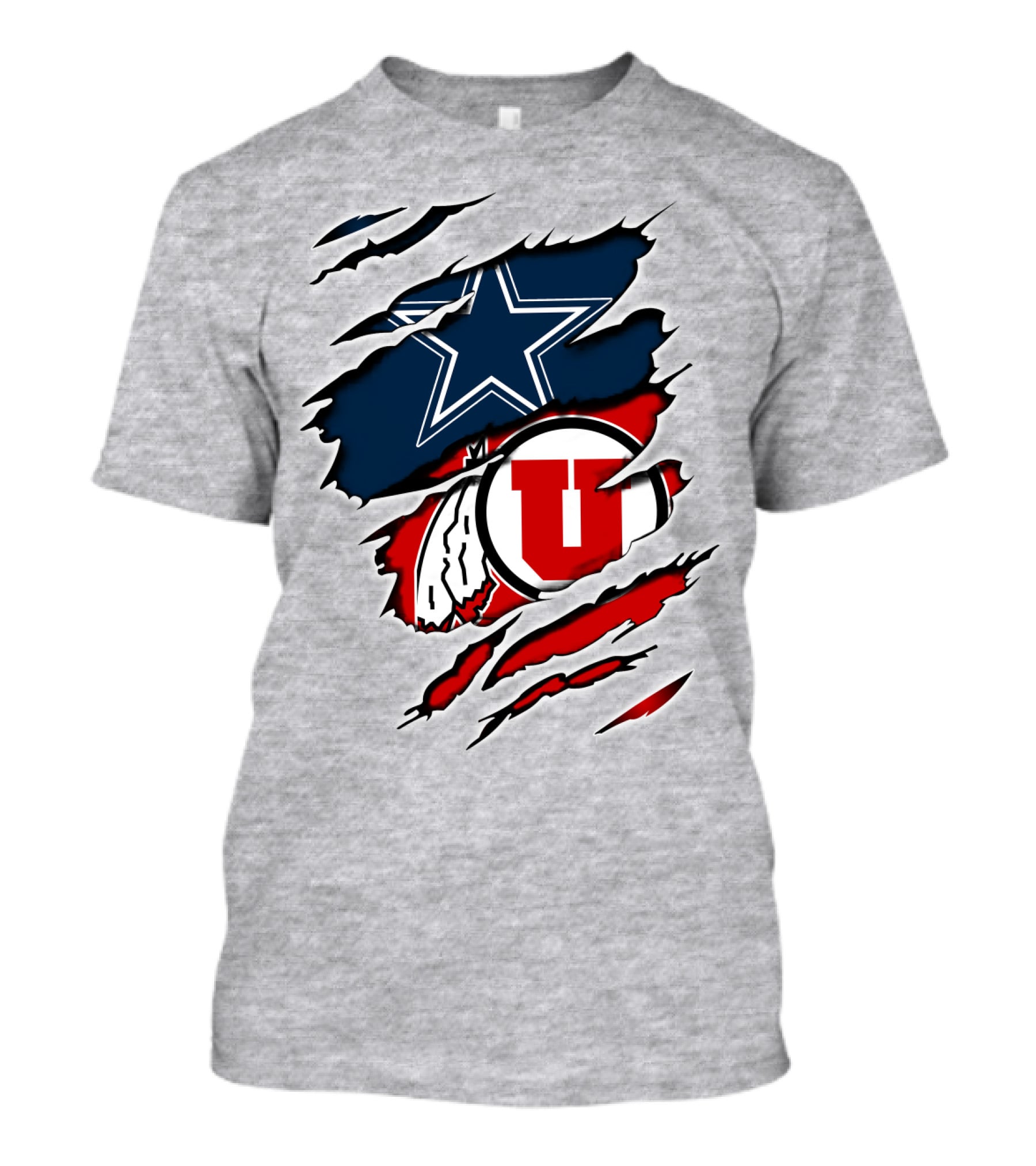 Dallas Cowboys Utah Utes Football Fan T-Shirt