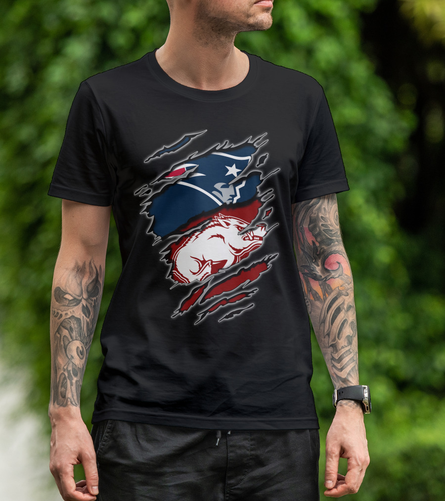 Patriots Arkansas Razorbacks Claw T-Shirt
