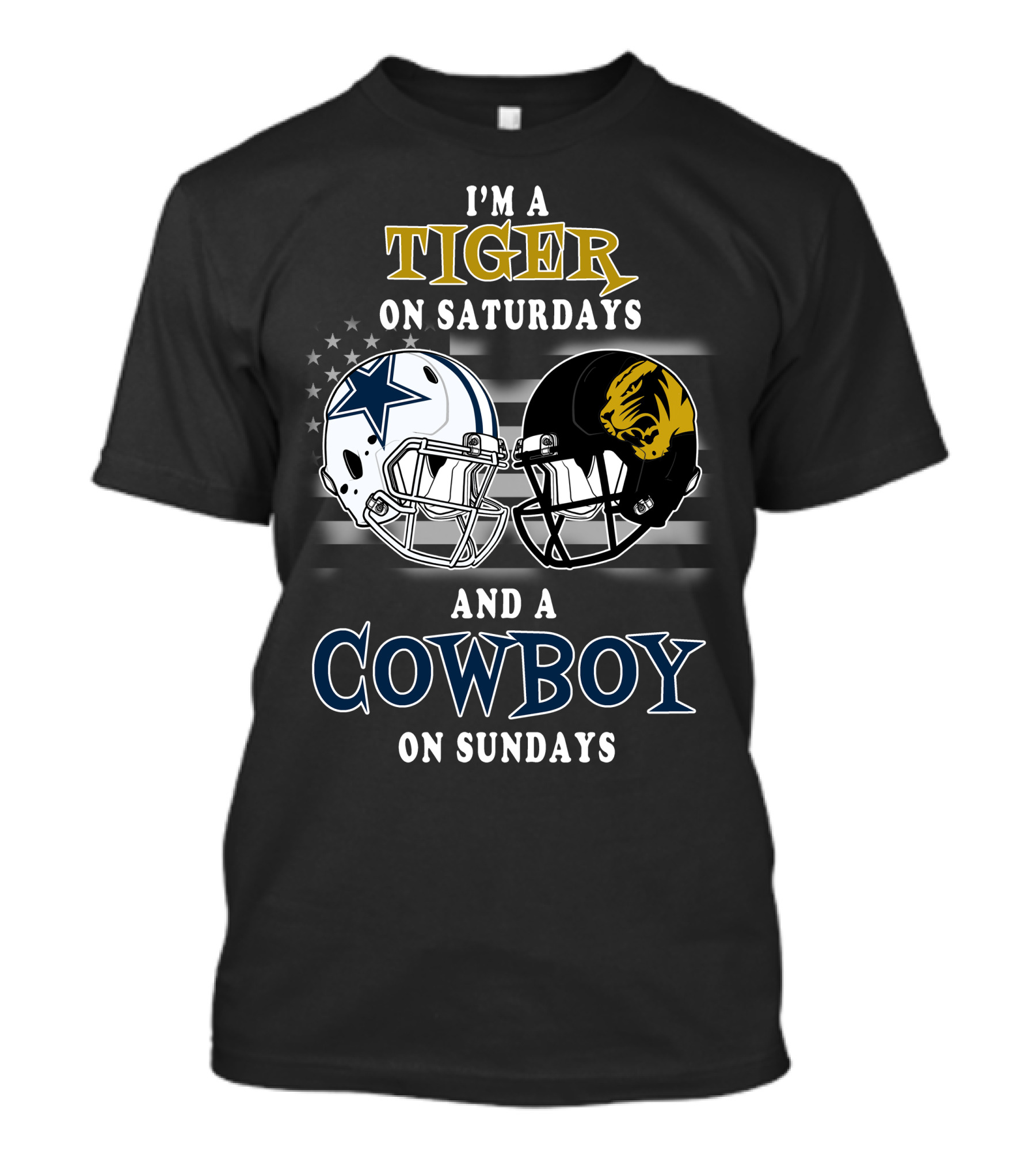 I'm A Tiger On Saturdays And A Cowboy On Sundays T-Shirt