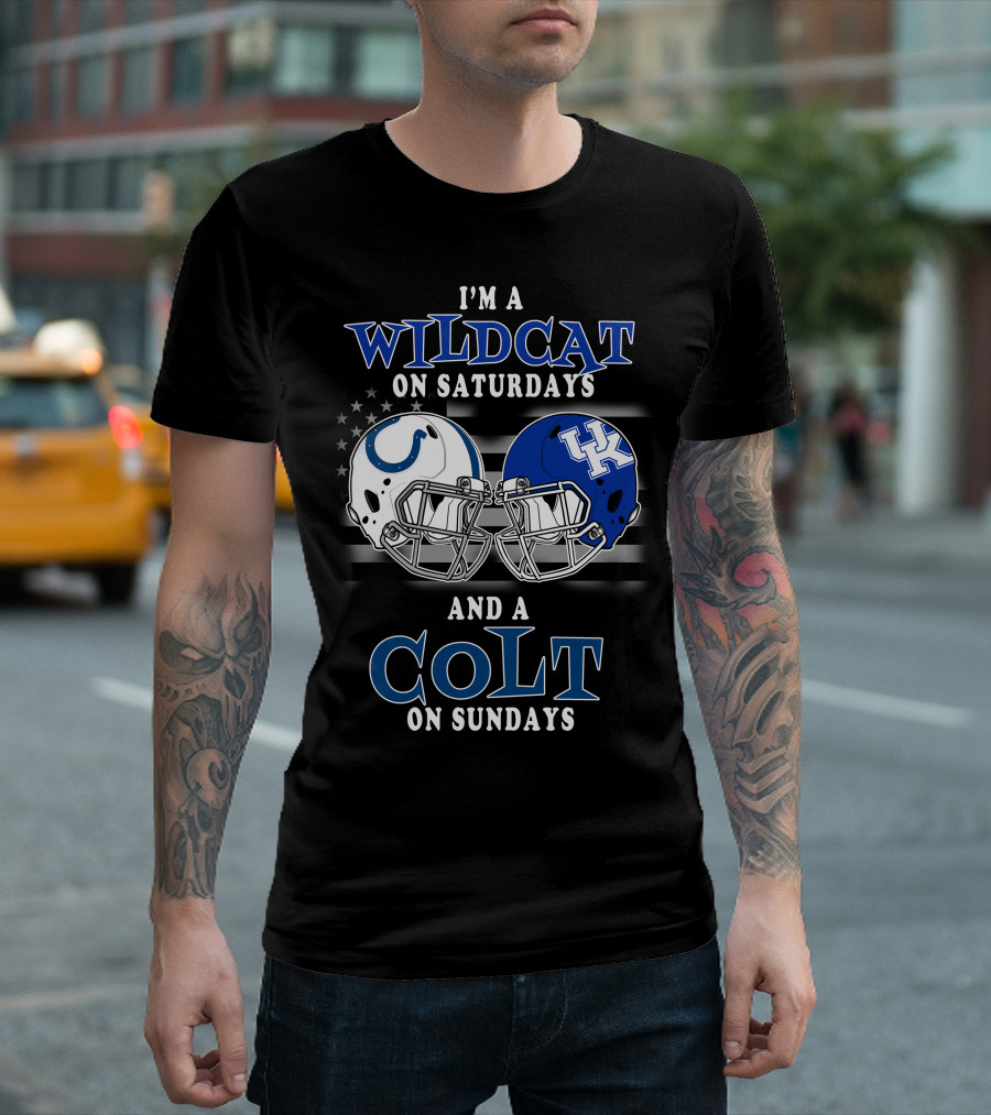 I'm A Wildcat On Saturdays And A Colt On Sundays T-Shirt