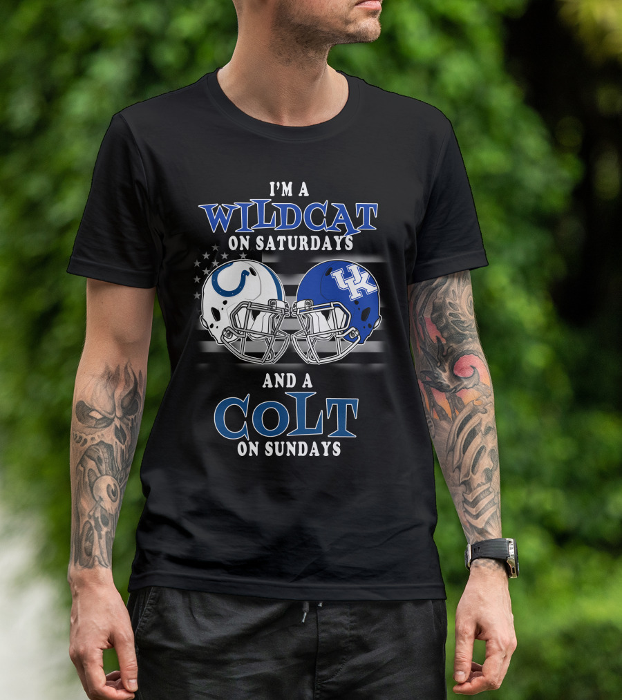 I'm A Wildcat On Saturdays And A Colt On Sundays T-Shirt