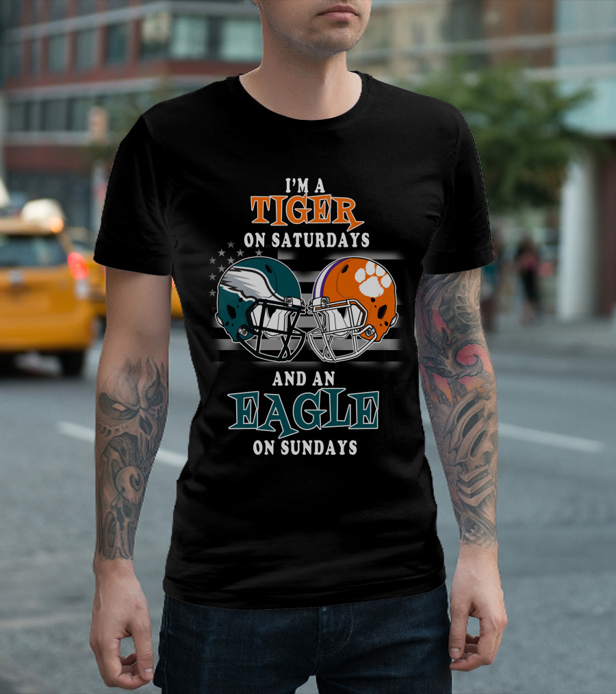 I'm A Tiger On Saturdays And An Eagle On Sundays T-Shirt