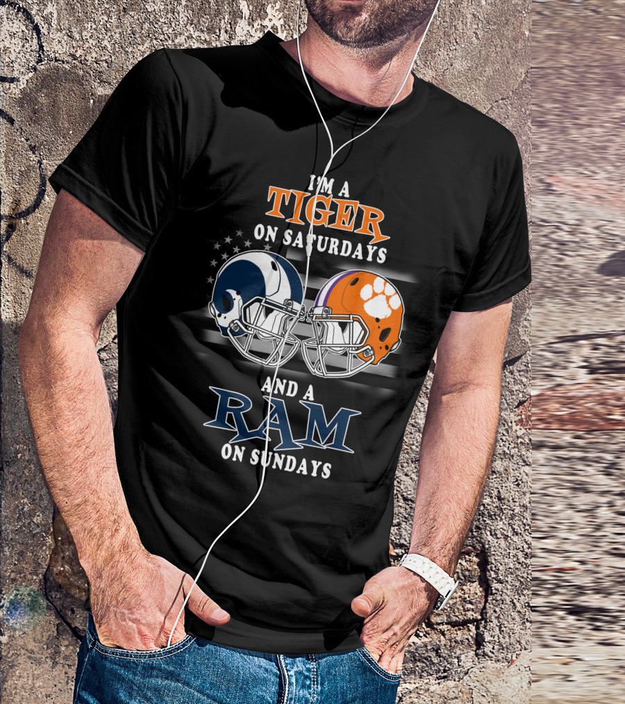 I'm A Tiger On Saturdays And A Ram On Sundays T-Shirt