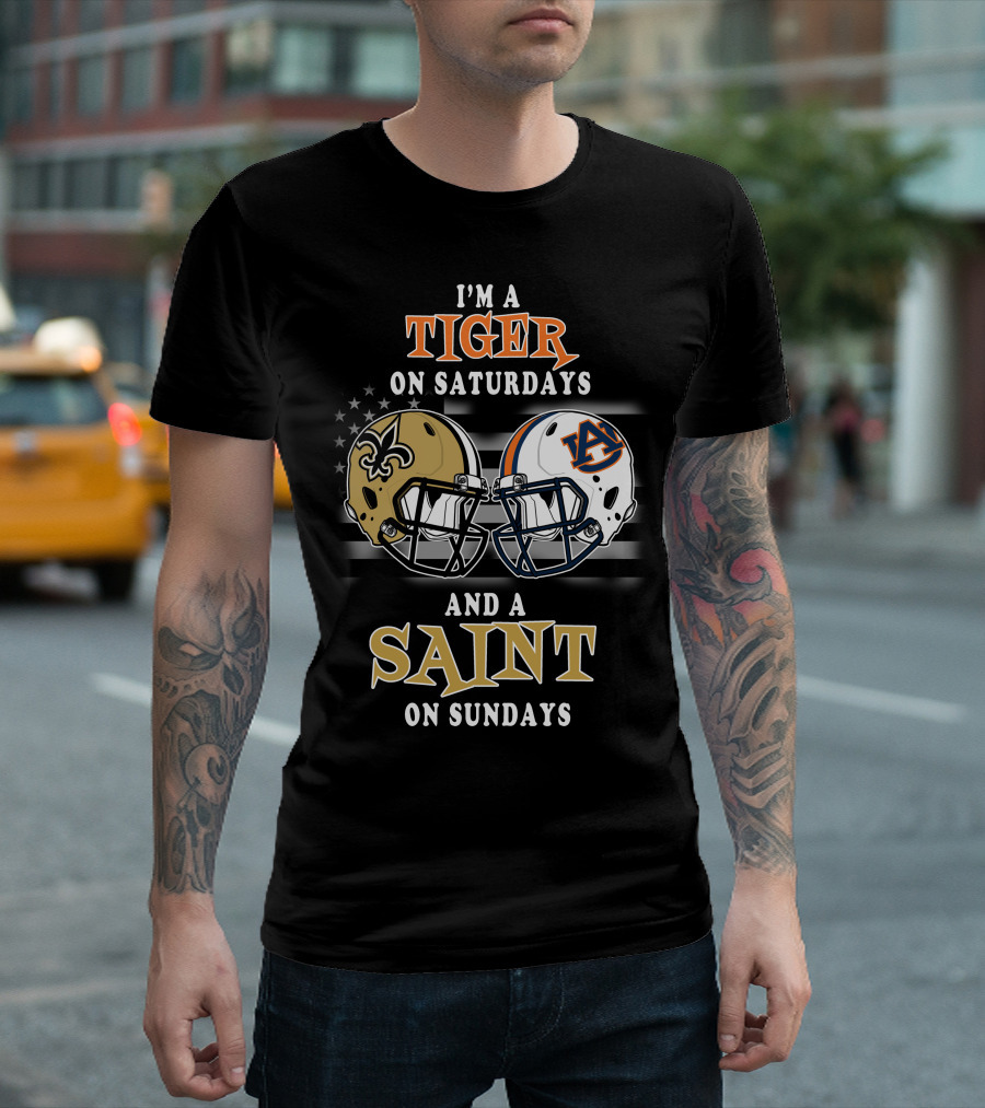 I'm a Tiger on Saturdays and a Saint on Sundays T-Shirt
