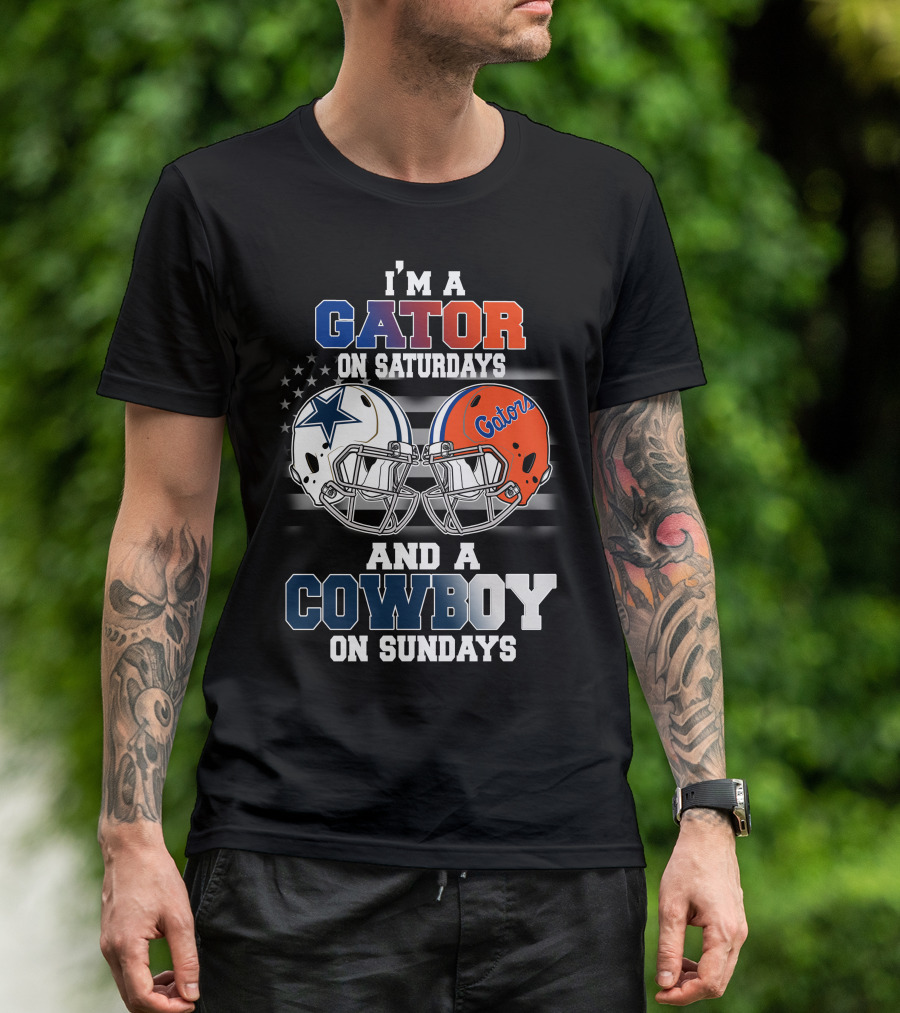I'm A Gator On Saturdays And A Cowboy On Sundays T-Shirt