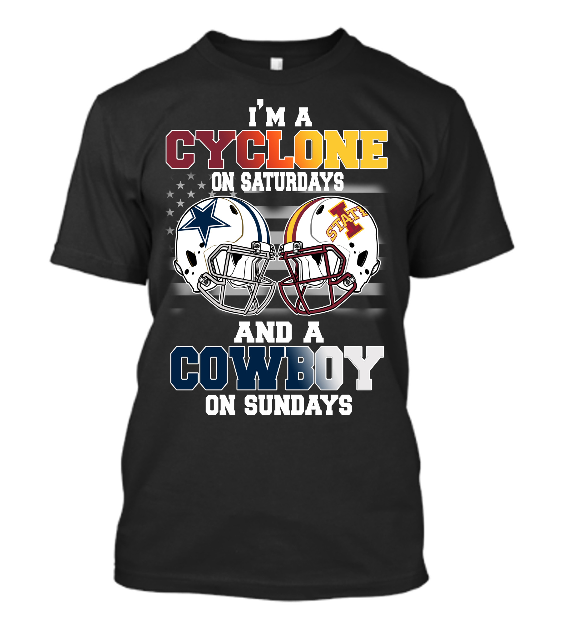 I'm A Cyclone On Saturdays And A Cowboy On Sundays T-Shirt