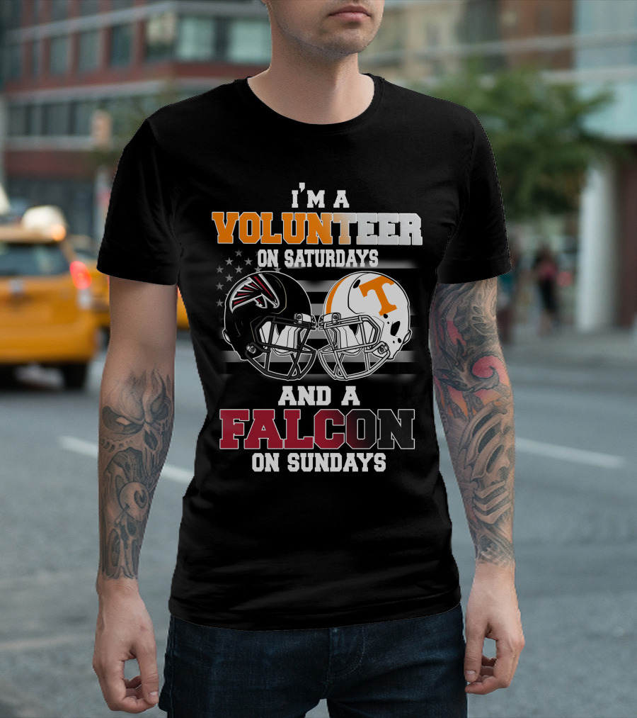 I'm a Volunteer on Saturdays and a Falcon on Sundays T-Shirt
