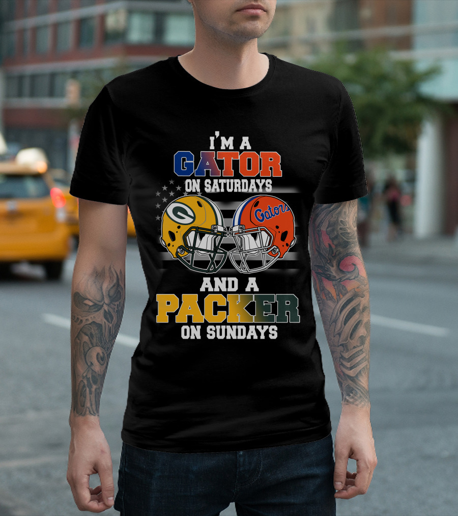 I'm a Gator on Saturdays and a Packer on Sundays T-Shirt