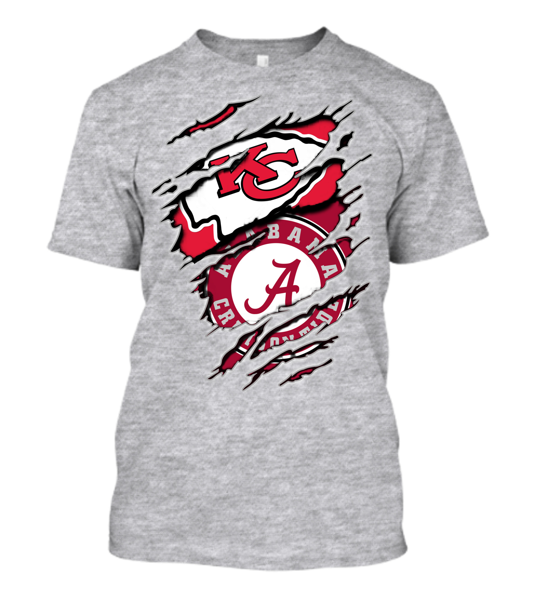 Kansas City Chiefs Alabama Crimson Tide Fan Gear T-Shirt