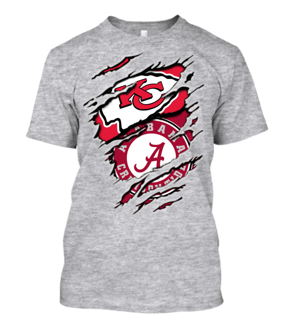 Kansas City Chiefs Alabama Crimson Tide Fan Gear T-Shirt