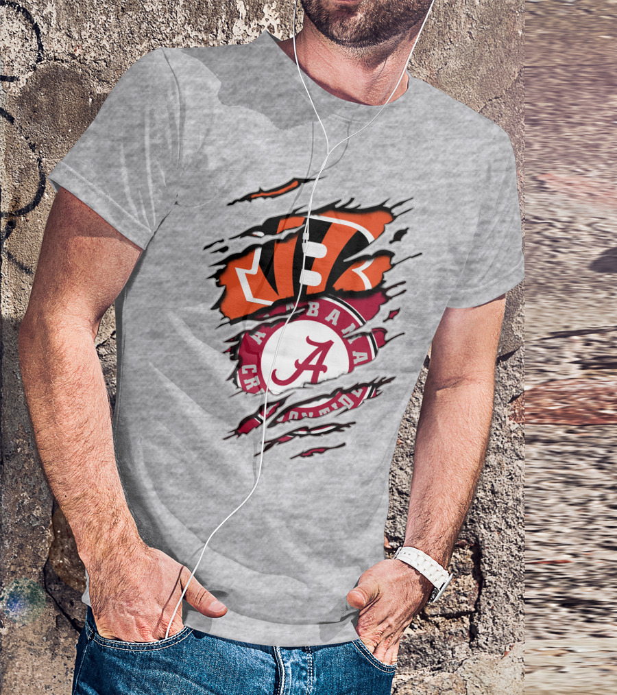 Cincinnati Bengals Alabama Crimson Tide Fan T-Shirt