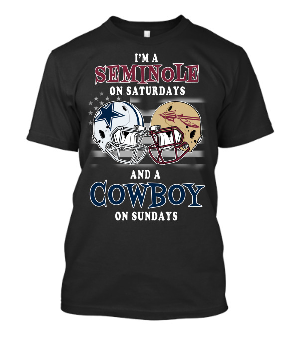 I'm A Seminole On Saturdays And A Cowboy On Sundays T-Shirt