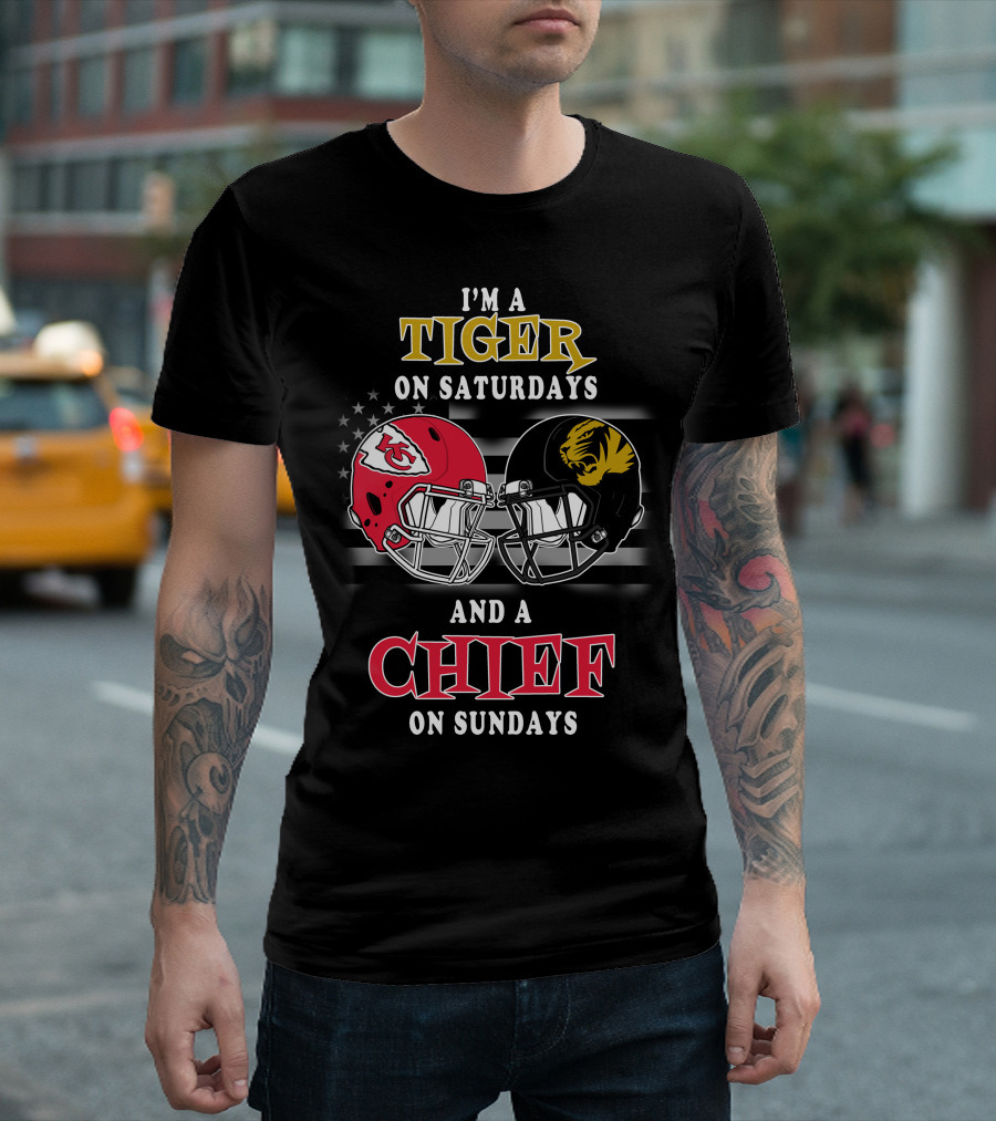I'm A Tiger On Saturdays And A Chief On Sundays T-Shirt