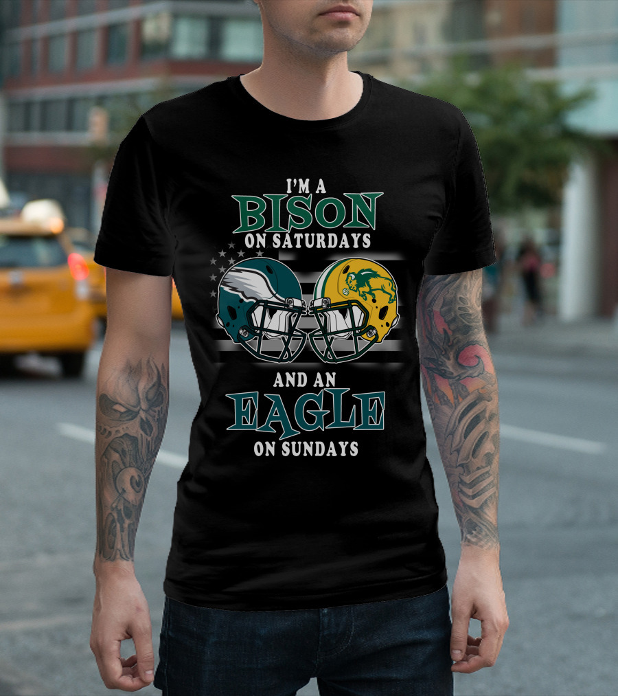 I'm A Bison On Saturdays And An Eagle On Sundays T-Shirt