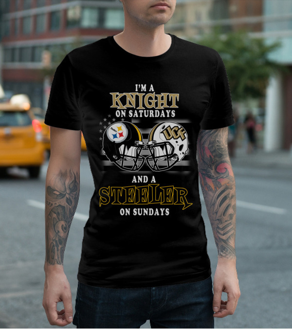 I'm A Knight On Saturdays And A Steeler On Sundays T-Shirt