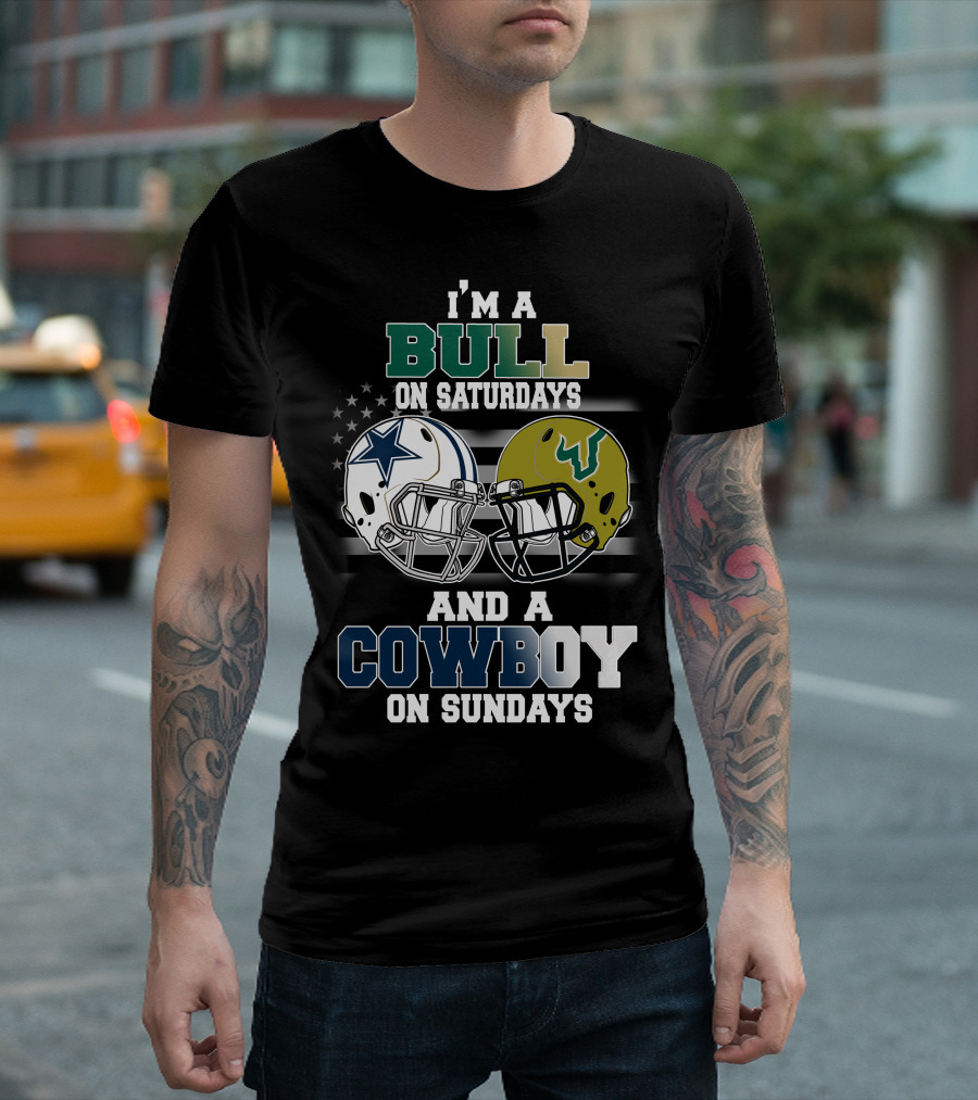 I'm A Bull On Saturdays And A Cowboy On Sundays T-Shirt