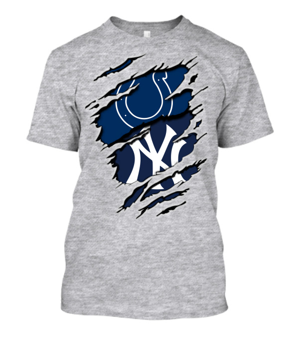 Colts Yankees Dual Logo Blend T-Shirt