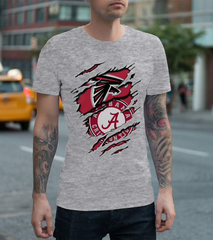 Falcons Alabama Crimson Tide Fan T-Shirt