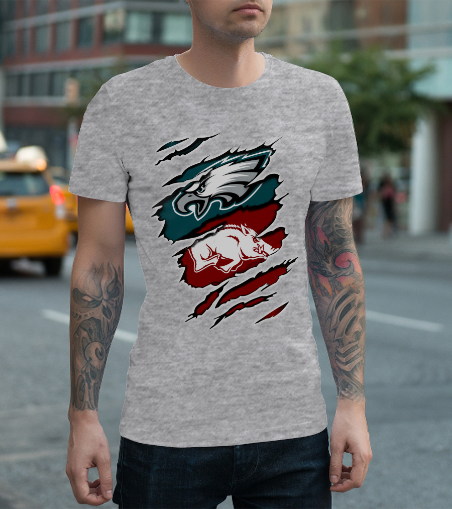 Eagles Razorbacks Eagles Razorbacks Football Rivalry T-Shirt