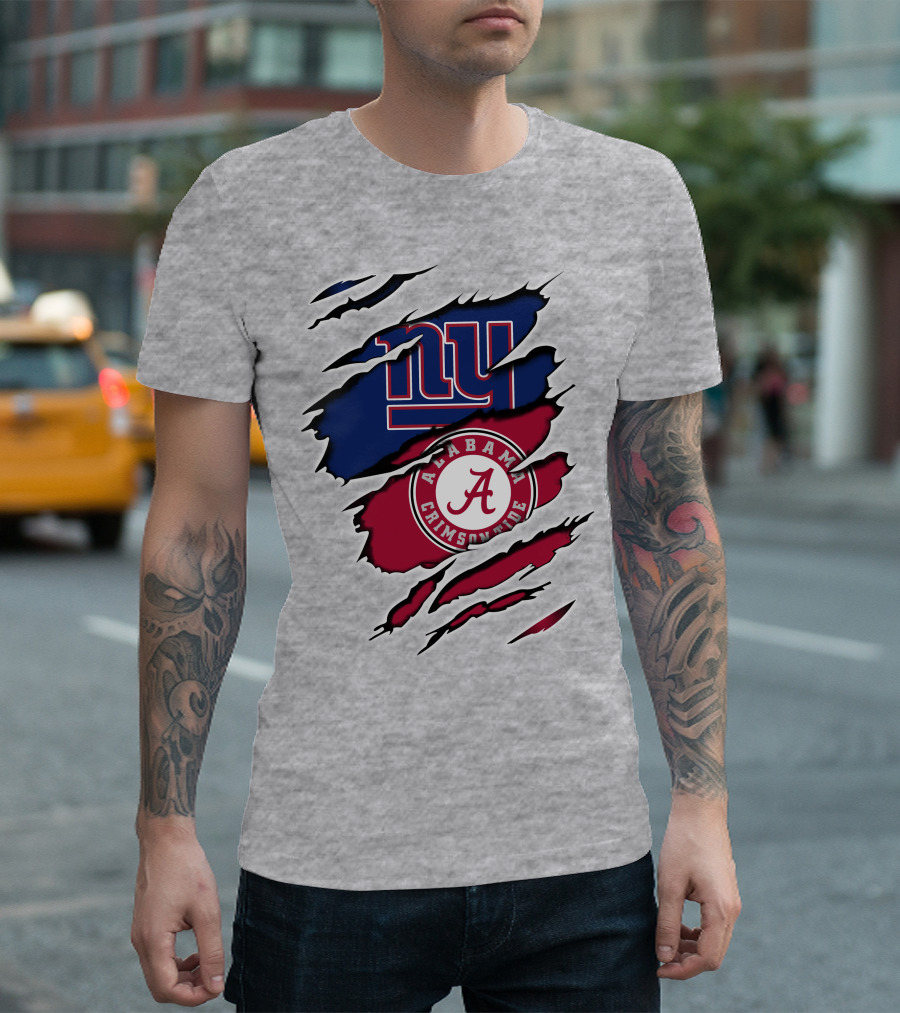 New York Giants Alabama Crimson Tide T-Shirt