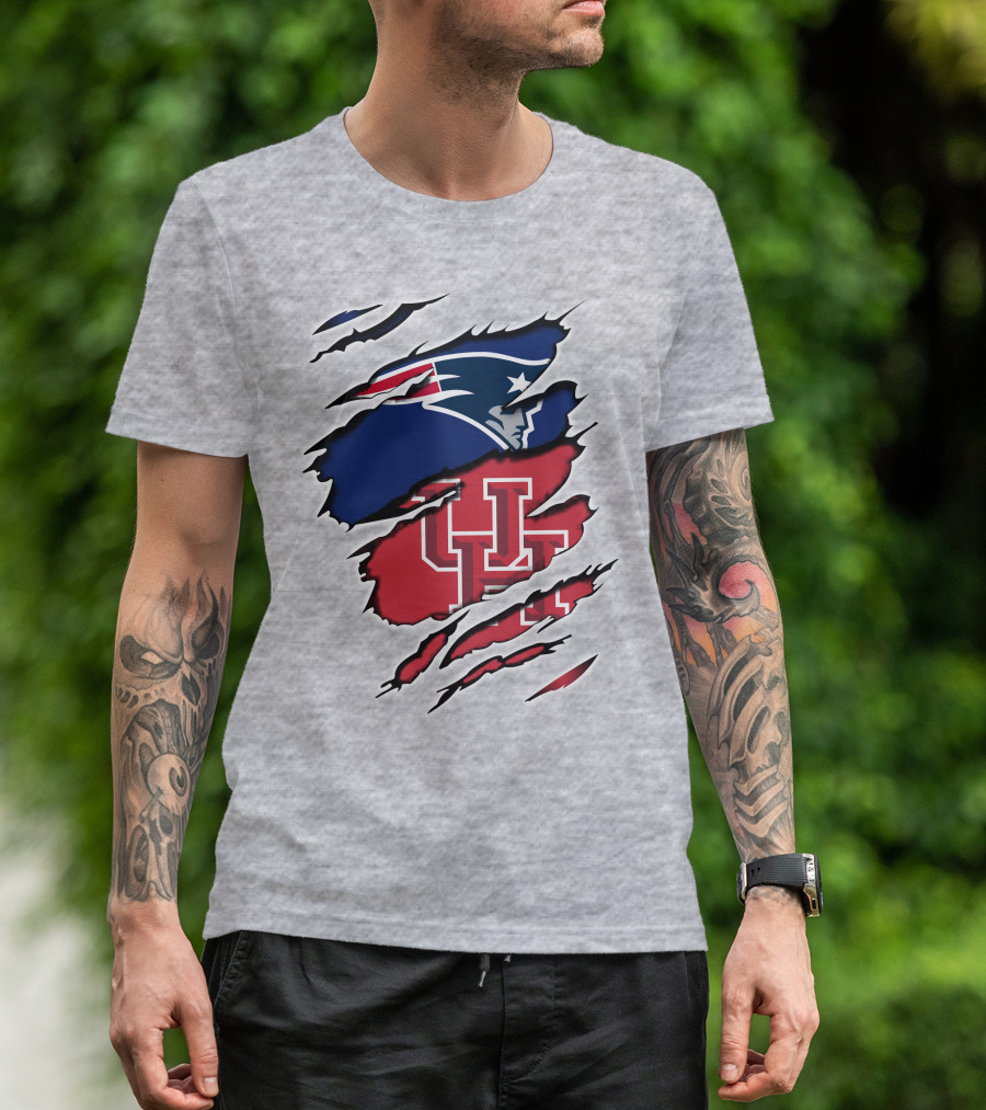Patriots UH Houston Claw Mark Fusion T-Shirt