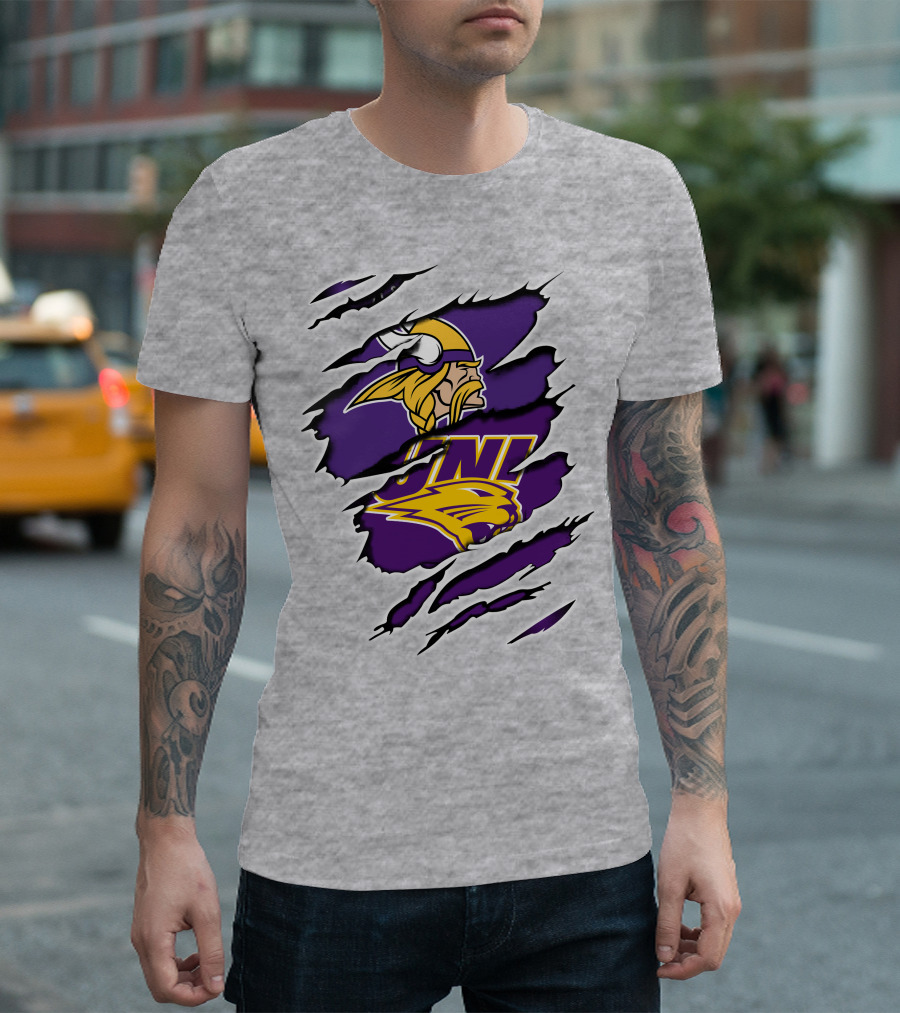 Vikings UNI Panthers Ripped Claw T-Shirt