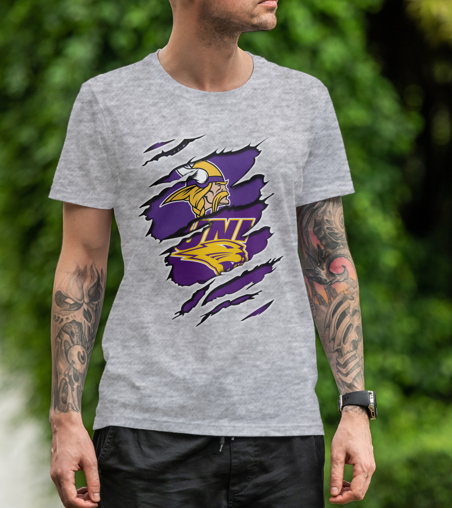 Vikings UNI Panthers Ripped Claw T-Shirt
