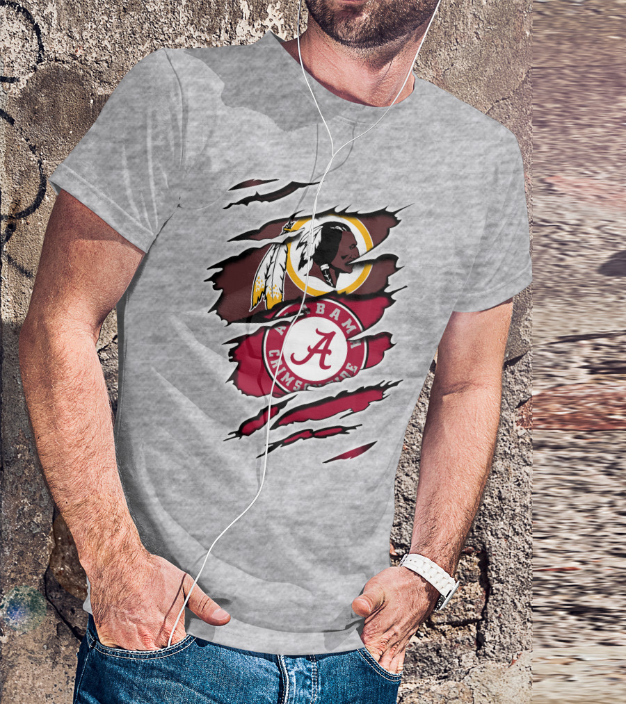 Washington Redskins Alabama Crimson Tide T-Shirt