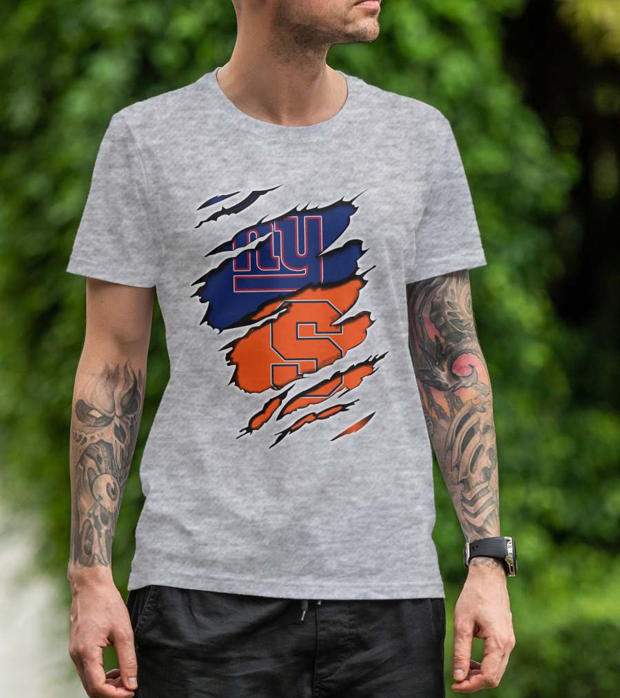 Giants Syracuse Ripped Layered T-Shirt