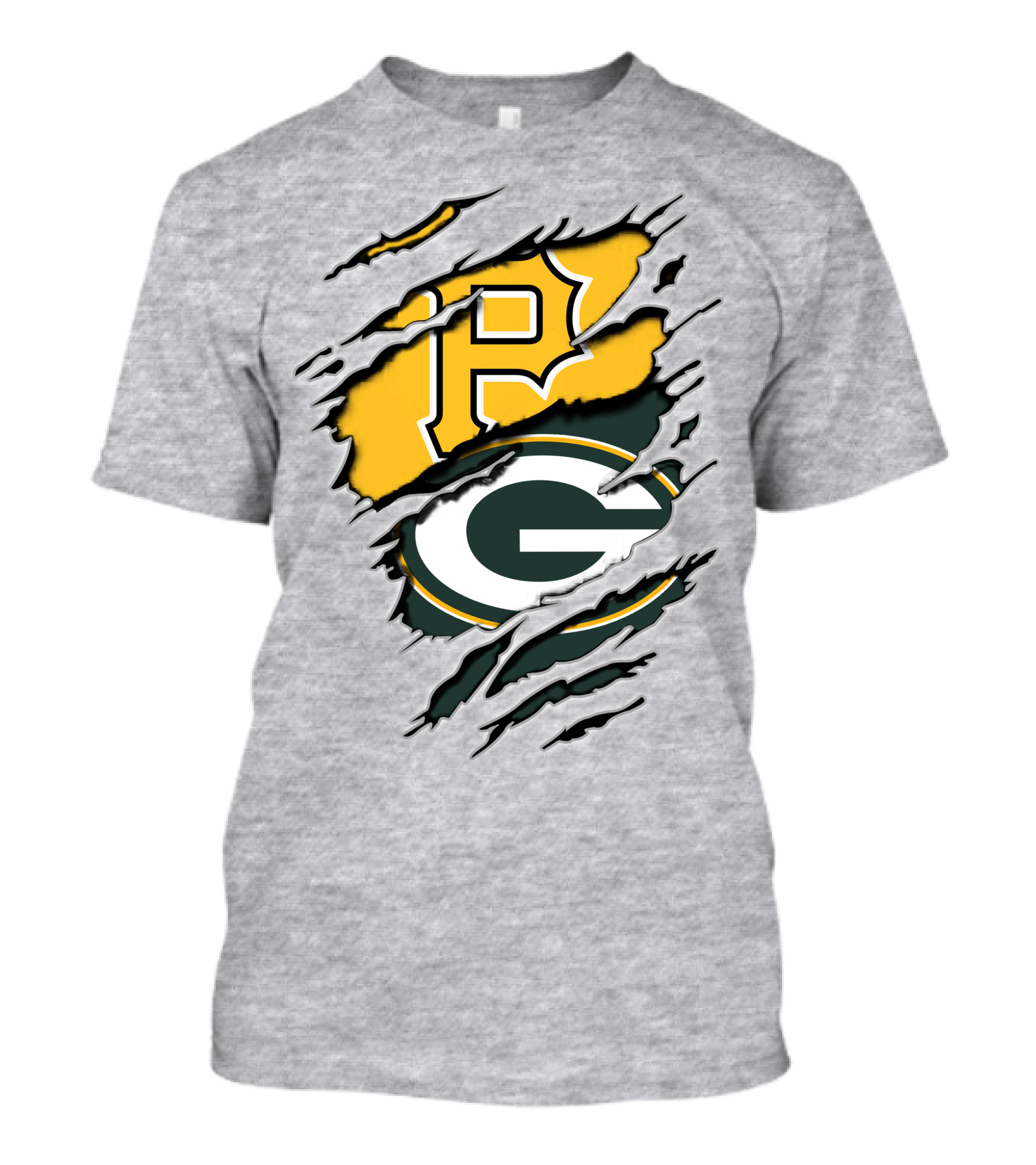 Packers Pirates Logo Fusion T-Shirt