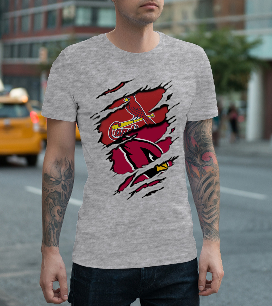 Cardinals Louis St. Louis Arizona Sports Crossover T-Shirt