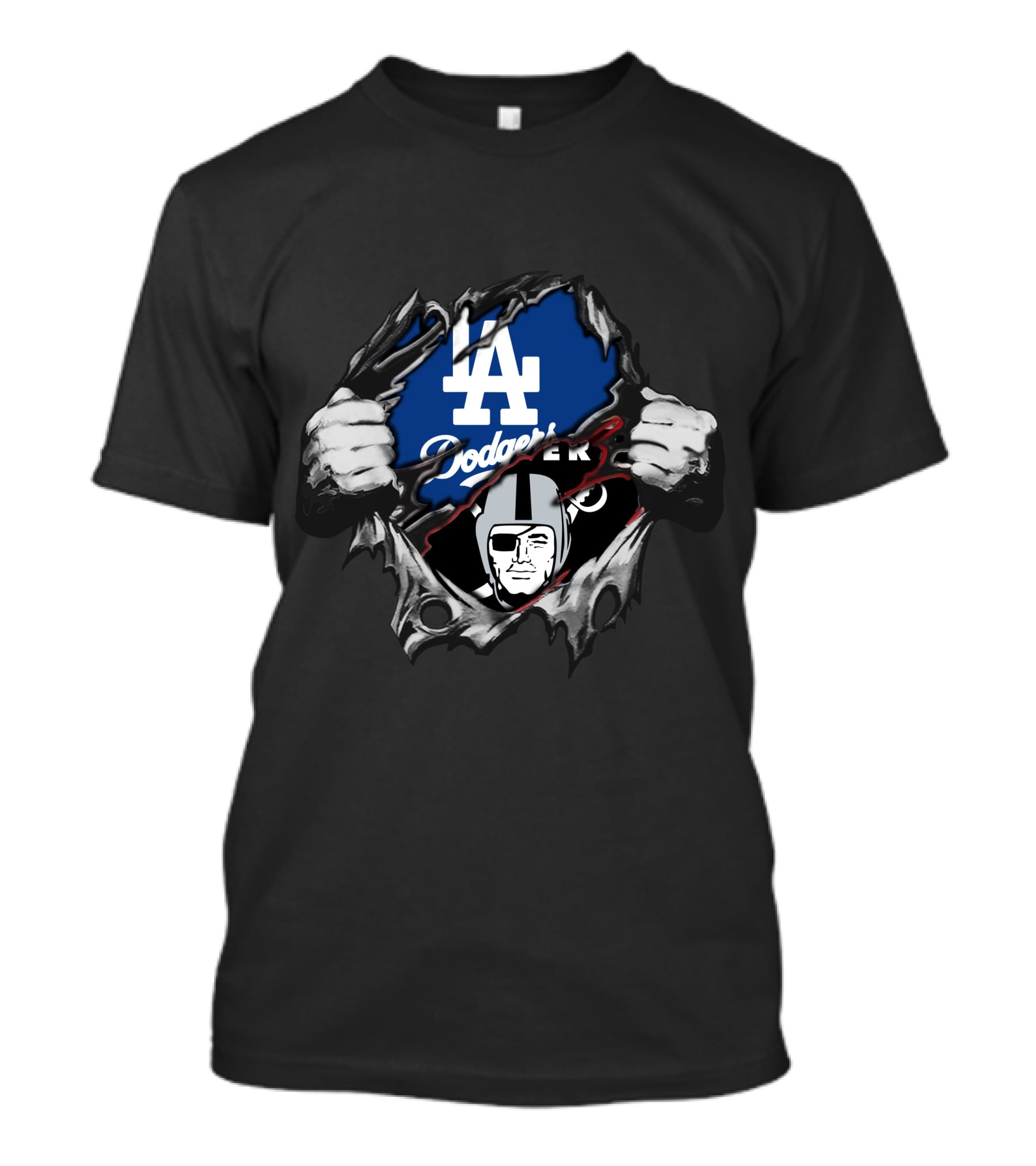 Raiders Los Angeles Dodgers T-Shirt