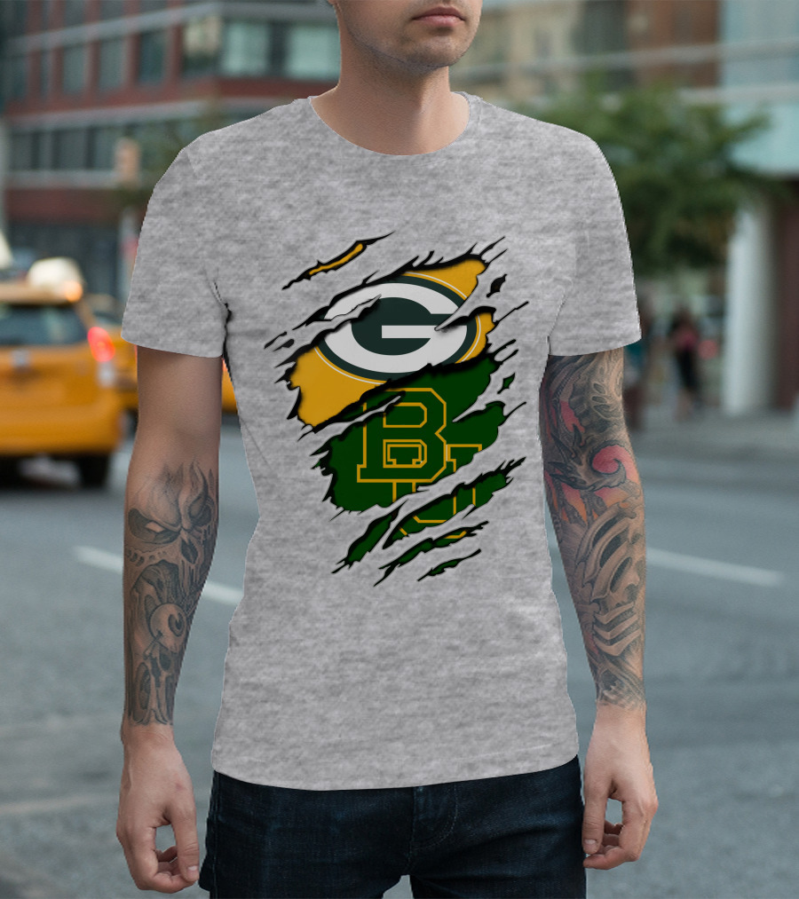 Green Bay Packers Baylor Bears T-Shirt