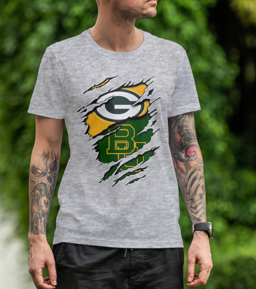 Green Bay Packers Baylor Bears T-Shirt