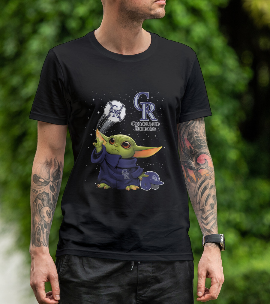 Colorado Rockies Baby Alien Baseball Magic T-Shirt