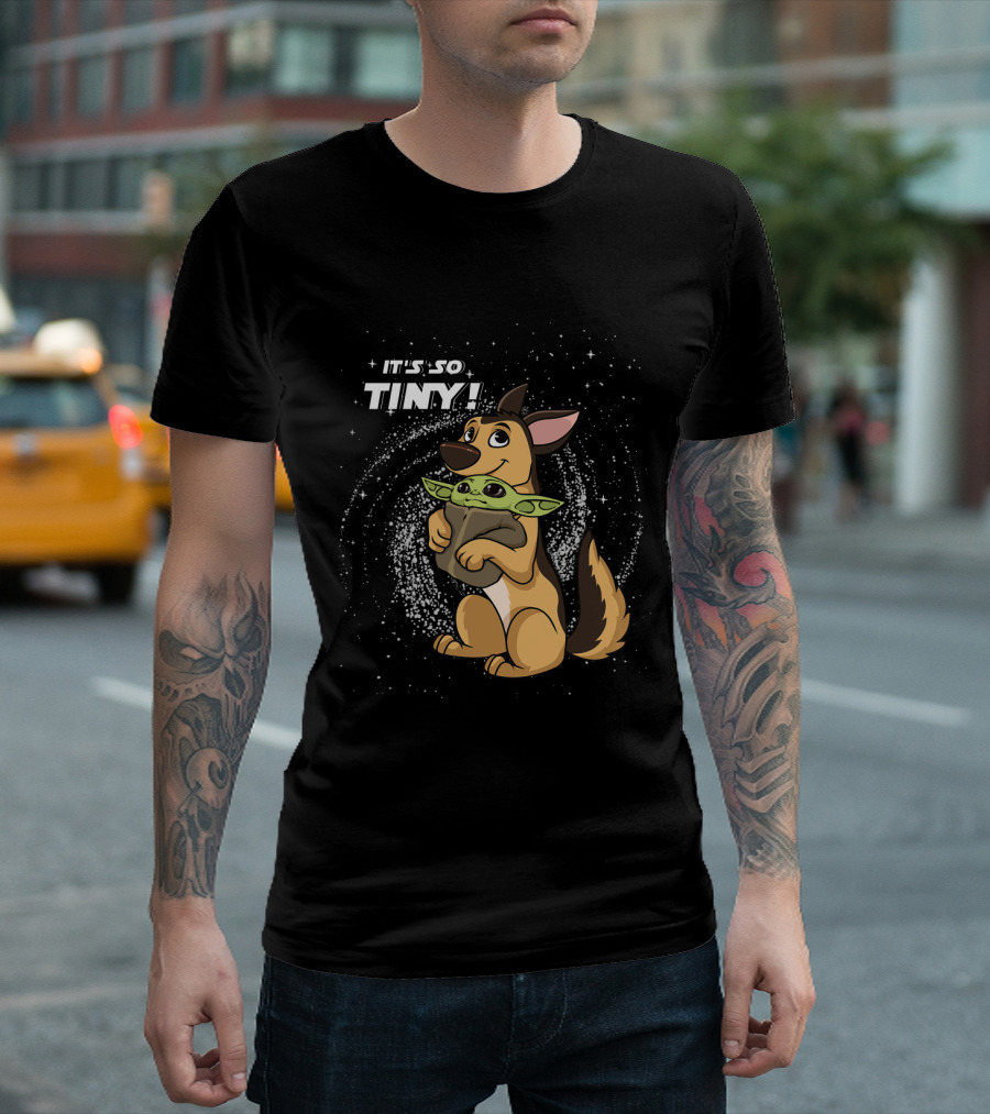 It's So Tiny Baby Yoda German Shepherd T-Shirt
