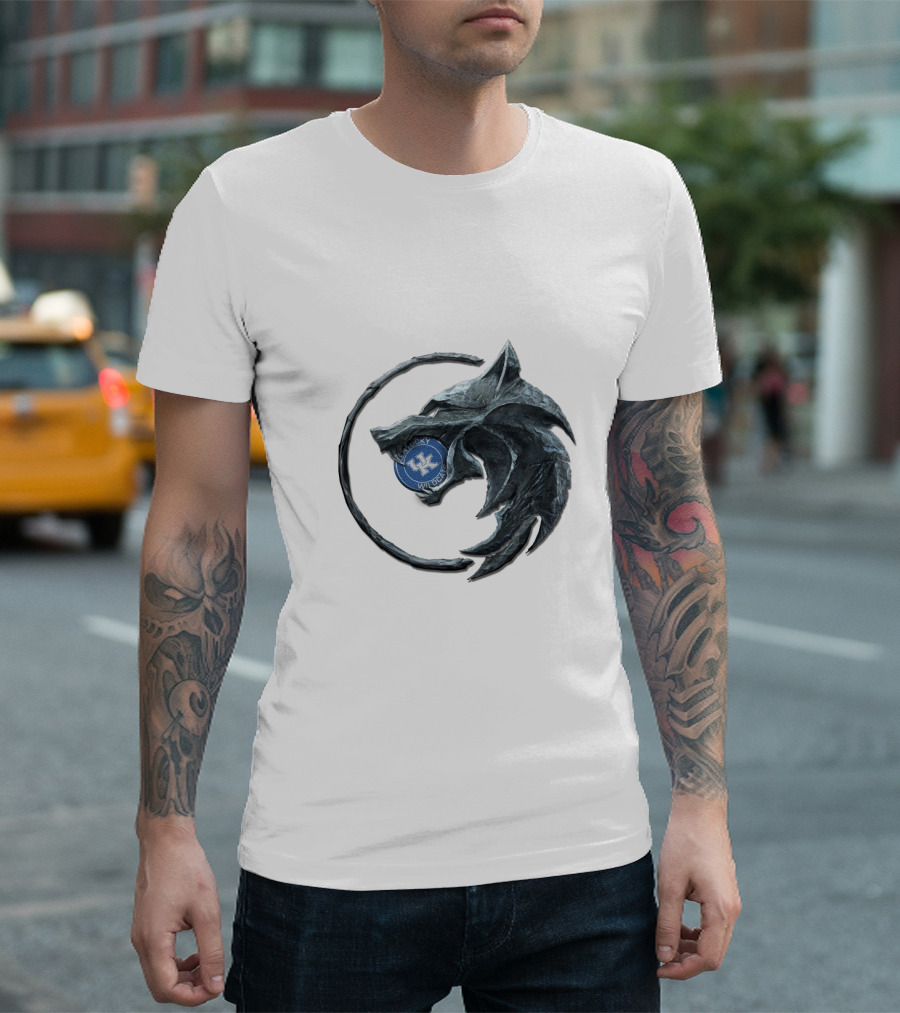 Kentucky University Wildcat Wolverine Logo Combination T-Shirt
