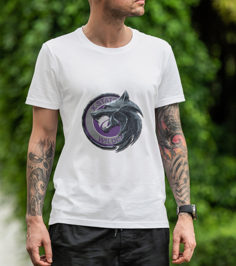 K-State Wildcats Wolf Emblem Cht1Twnc2010 T-Shirt