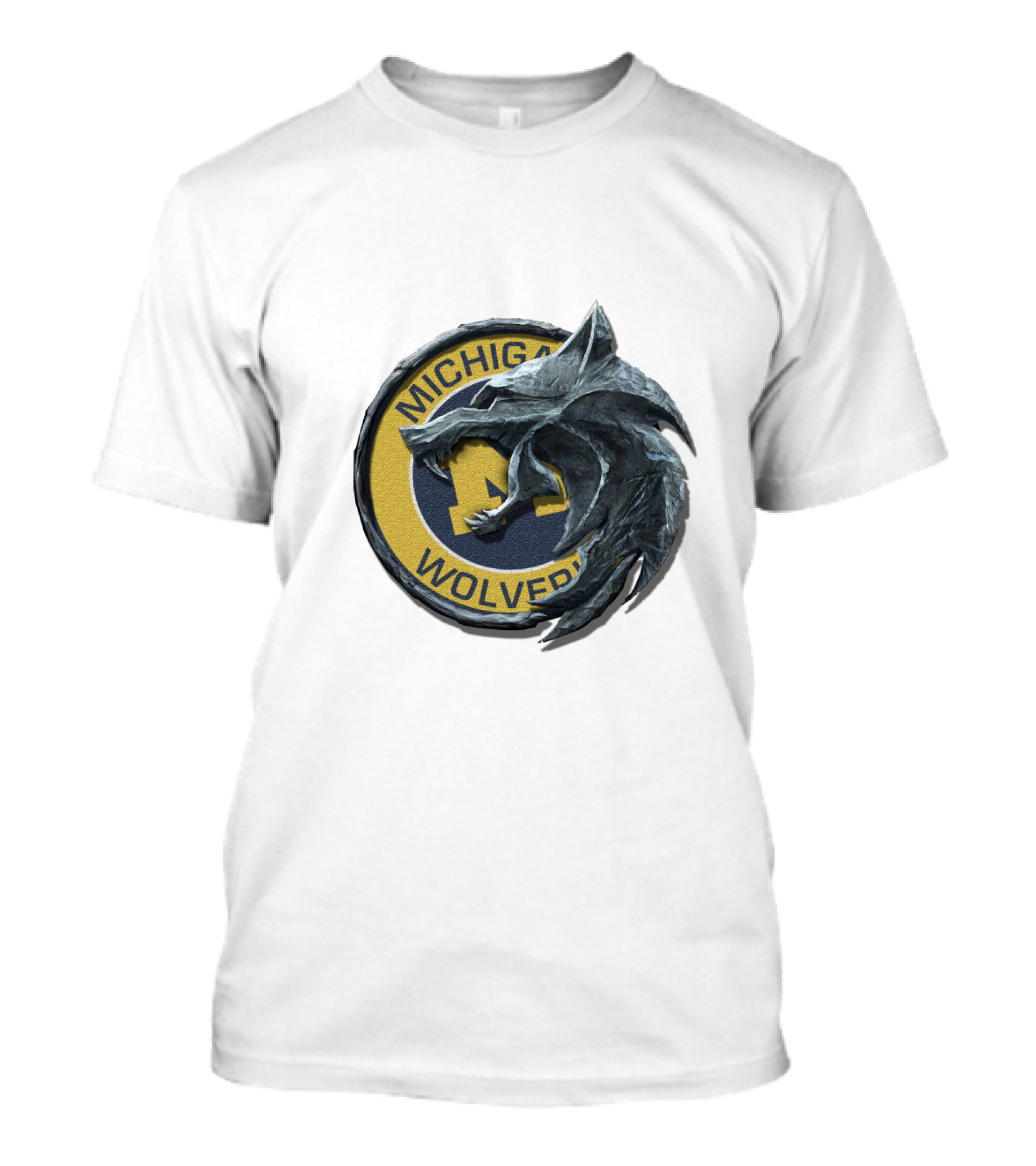 Michigan Wolverines Wolf Emblem Cht1Twnc2015 T-Shirt