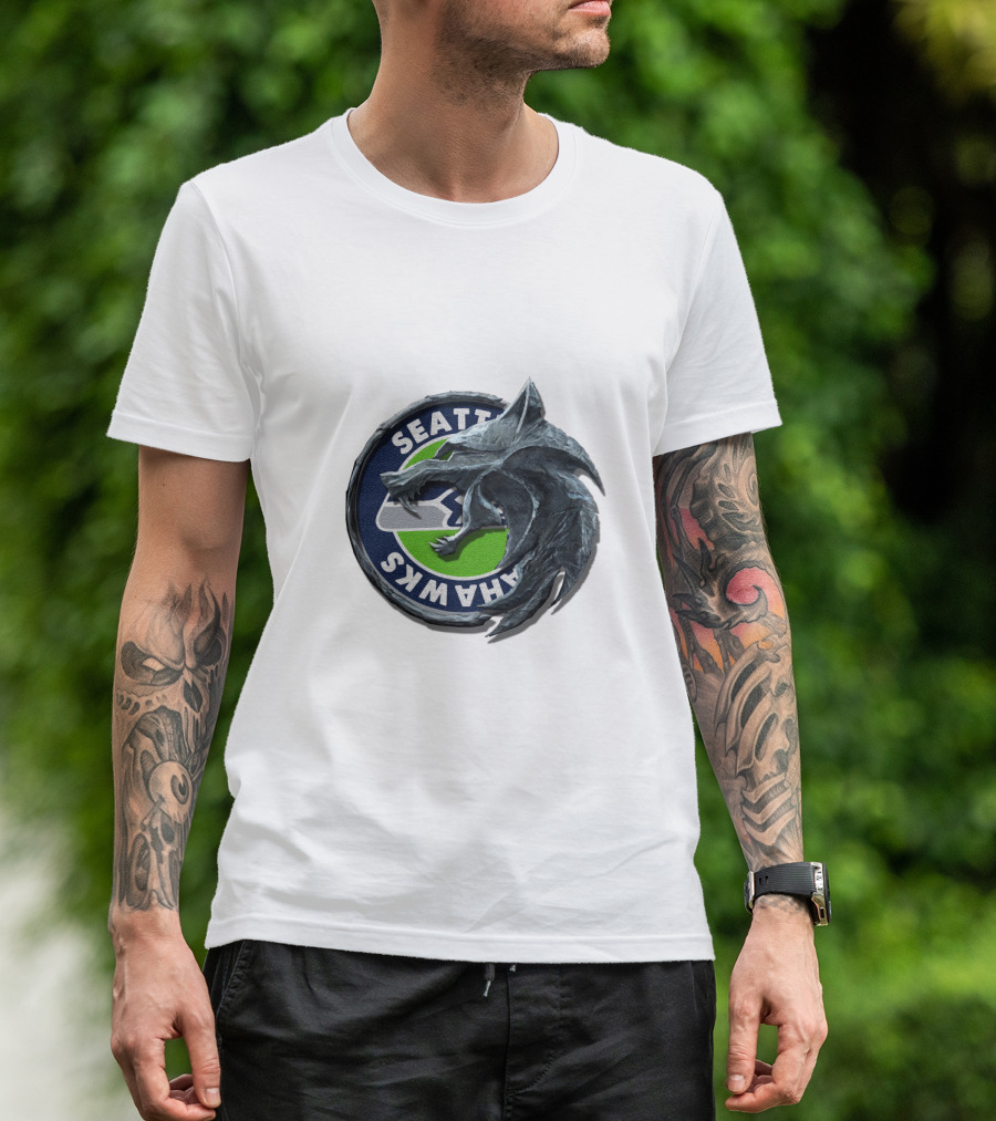 Seattle Seahawks Iconic Wolf Emblem Design Cht1Twnfl2028 T-Shirt