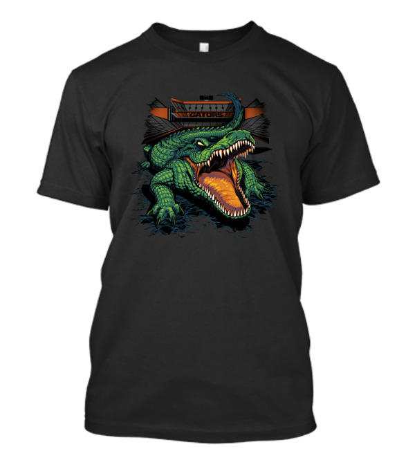Gators Chtnc2008 Stadium With Fierce Alligator T-Shirt