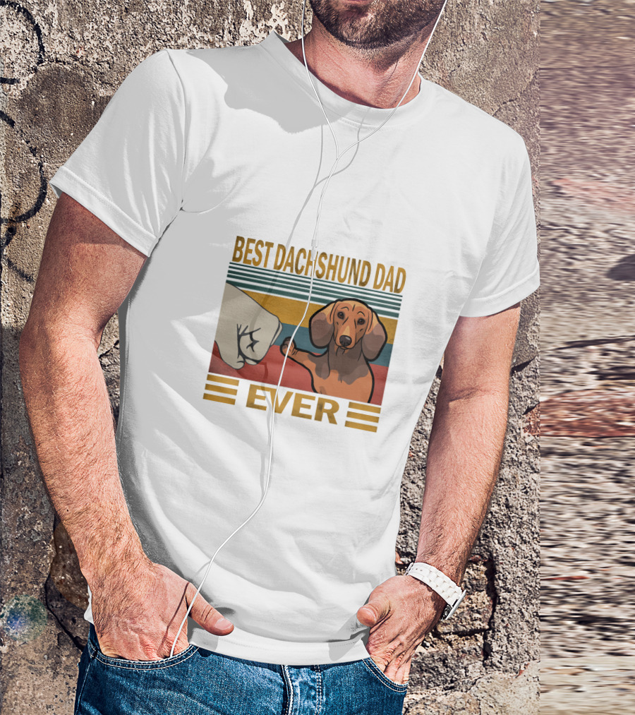 Best Dachshund Dad Ever T-Shirt